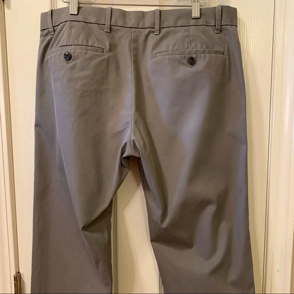 Gap Tailored Slim Fit Khakis, 34x32, gray,…